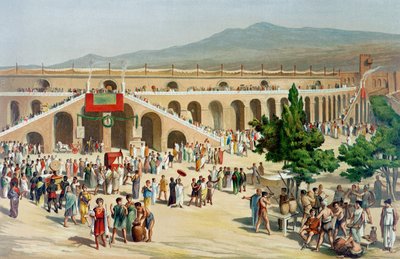 A Market in Pompeii by Antonio Niccolini